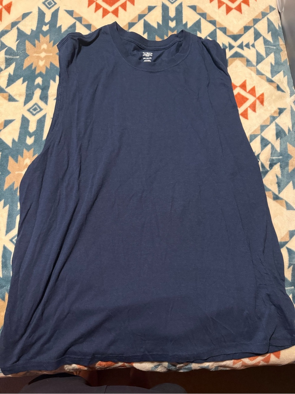Athletic Works Navy Blue Men's Muscle Tank